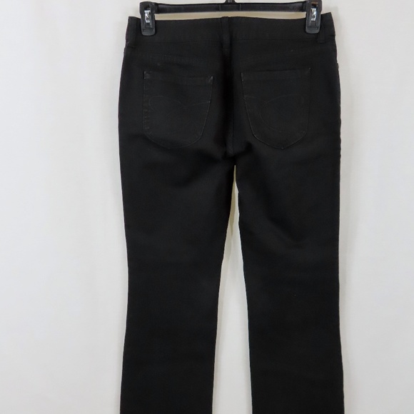 Chico's Platinum Black Jeans Sz. 1 M/8 - Picture 4 of 9
